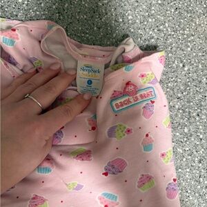 Halo SleepSack Swaddle Pink Cupcake Design